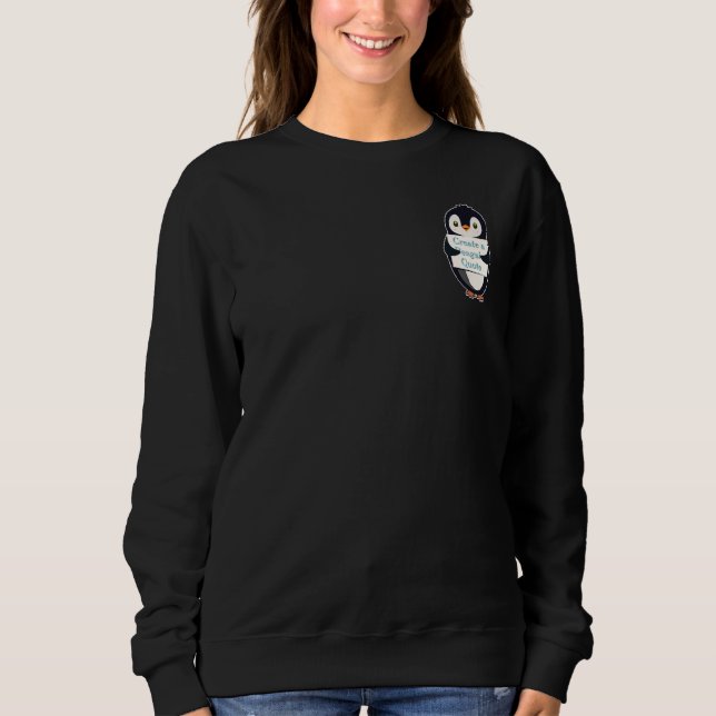 Create a Penguin Quote Sweatshirt (Front)