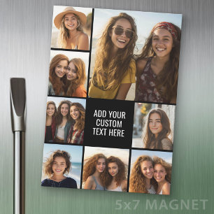 Create a Photo Collage with 8 Photos - Magnet