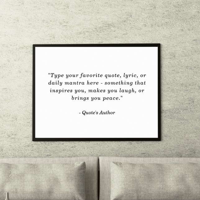 Create a Poster with Your Own | Favourite Quote (Creator Uploaded)