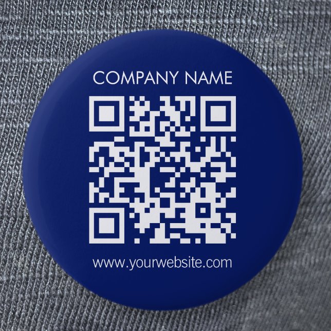 Create a QR code instantly Modern simple design 6 Cm Round Badge (Creator Uploaded)