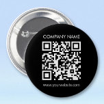 Create a QR code instantly Modern simple design 6 Cm Round Badge<br><div class="desc">Simply enter website address to generate a QR code instantly.</div>
