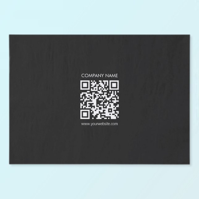 Create a QR code instantly Modern simple design Tissue Paper (Creator Uploaded)