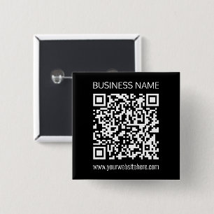 Create a QR Code Instantly with Your Website’s URL 15 Cm Square Badge
