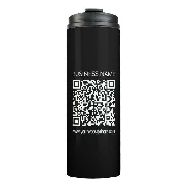 Create a QR Code Instantly with Your Website’s URL Thermal Tumbler (Front)