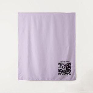 Create a QR Code Pale Lavender Violet Tapestry