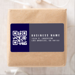 Create a Scannable QR Code Modern Return Address