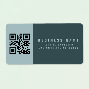 Create a Scannable QR Code   Modern Return Address Label