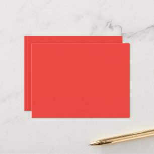 Create a Striking Red Background with White Border Postcard