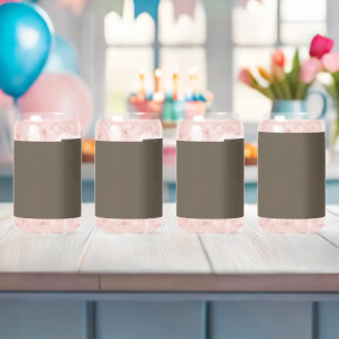Create a Stylish Living Space with a Brown Wall an Can Glass