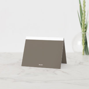 Create a Stylish Living Space with a Brown Wall an Thank You Card