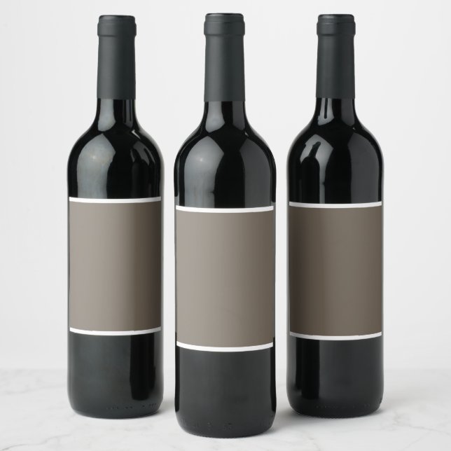 Create a Stylish Living Space with a Brown Wall an Wine Label (Bottles)
