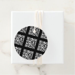 Create a Tiled QR code Pattern   Editable Colour Favour Tags