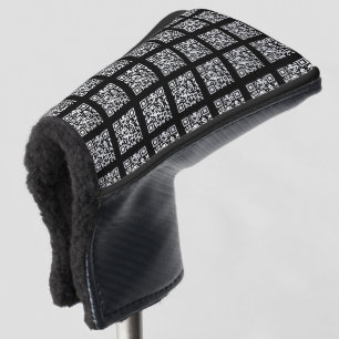 Create a Tiled QR code Pattern Editable Colour Golf Head Cover