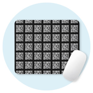 Create a Tiled QR code Pattern Editable Colour Mouse Mat
