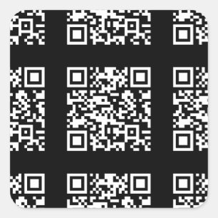 Create a Tiled QR code Pattern   Editable Colour Square Sticker