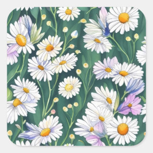 Create a timeless look with the classic beauty square sticker