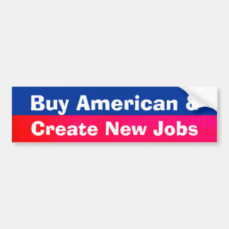 Create American Jobs Bumper Sticker