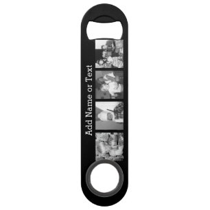 Create an Instagram Collage with 4 photos - black