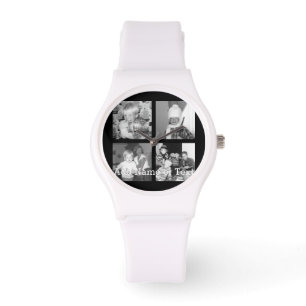 Create an Instagram Collage with 4 photos - black Watch