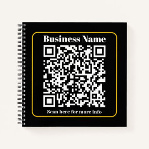 Create an Instantly Scannable Business QR code Notebook
