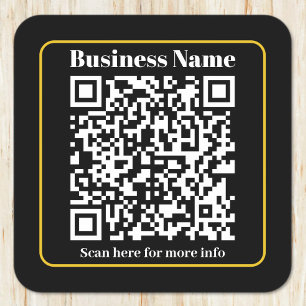 Create an Instantly Scannable Business QR code Square Paper Coaster