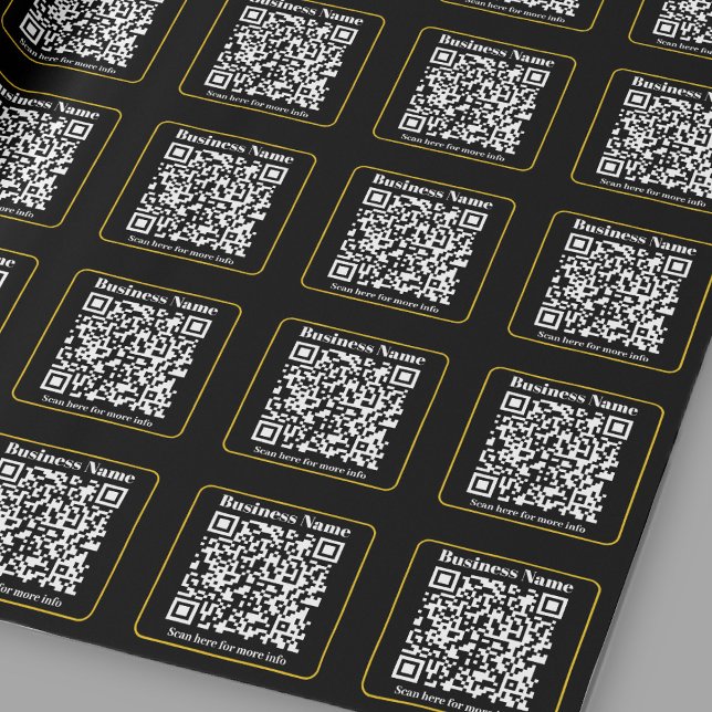 Create an Instantly Scannable Business QR code Wrapping Paper (Creator Uploaded)