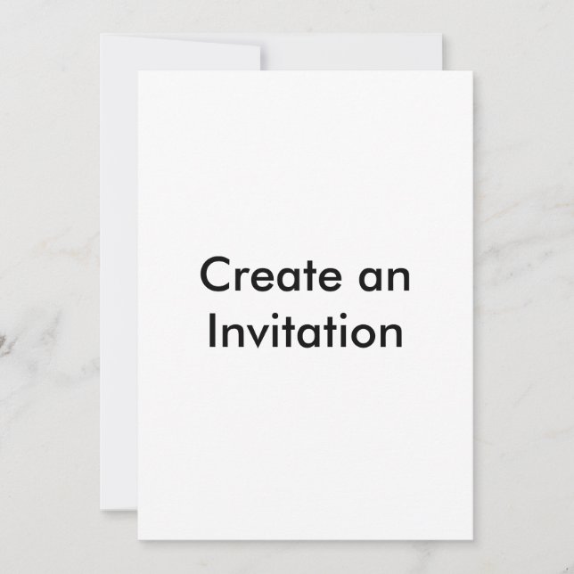 Create an Invitation (Front)