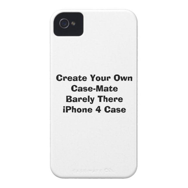 Create An  iPhone 4/4S  (Case-Mate) Case-Mate iPhone Case (Back)