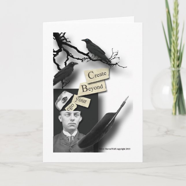 Create Beyond Your Ego Greeting Card (Front)