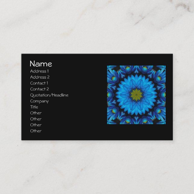 Create Business Cards (Front)