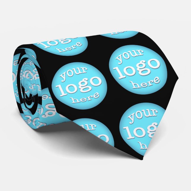 Create Business Logo Pattern Professional Black Tie (Rolled)