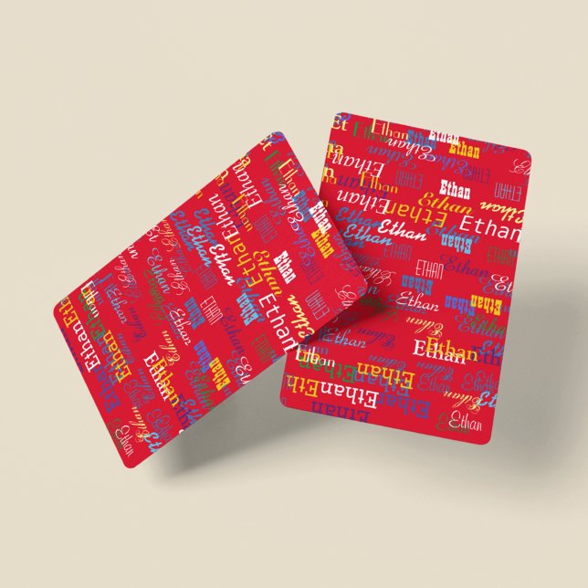 Create Cool Playing Cards with your own Name on it (entertaining way to pass the time)