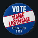 Create Custom Campaign Template for Elections 10 Cm Round Badge<br><div class="desc">Create a custom campaign template for elections. Makes a great gift for supporters.</div>