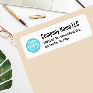 Create Custom Company Logo Business Return Address