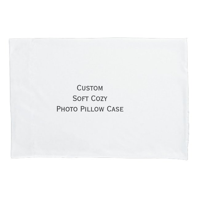 Create Custom Decor Soft Cosy Photo Pillow Case (Front)