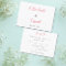 Create Custom Elegant Wedding RSVP Invitation Card