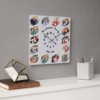 Create Custom Family Photo Collage Light Grey Grey