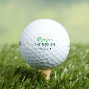Create Custom Green Name Golf Ball