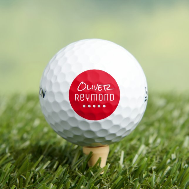 Create Custom Name Best Golfer's Golf Balls (Insitu Tee)