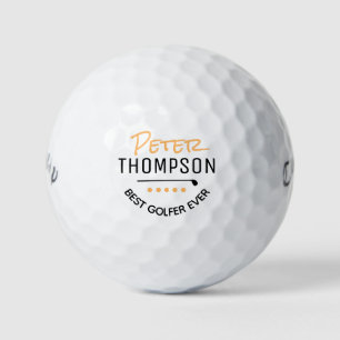 Create Custom Name Best Golfers Golf Balls