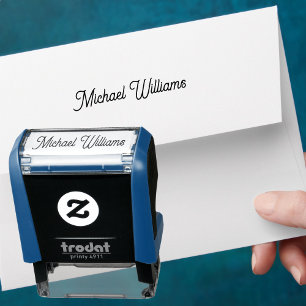 Create Custom Personalised Elegant Name Signature Self-inking Stamp