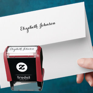 Create Custom Personalised Elegant Signature Name Self-inking Stamp