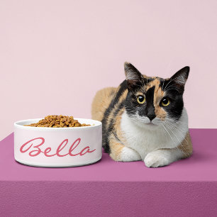 Create Custom Personalised Pet Kitten Cat Food Bowl