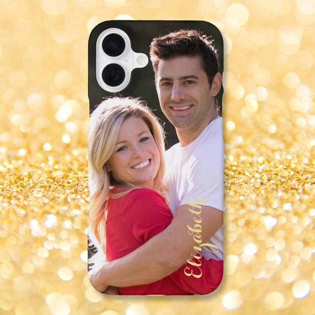 Create Custom Personalised Photo Monogram Slim Fit iPhone Case (Create Custom Personalized Photo Monogram Slim Fit iPhone Case)