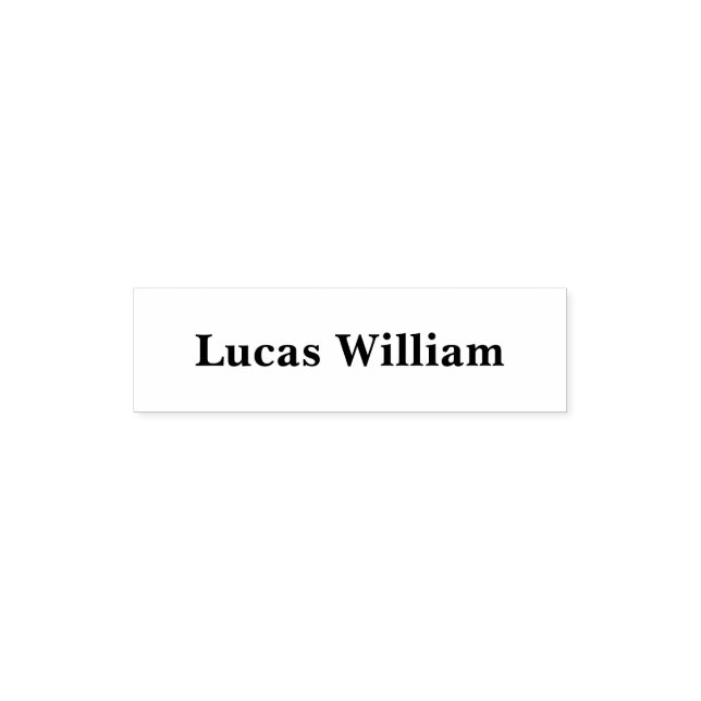 Create custom personalized elegant signature name  self-inking stamp (Design)