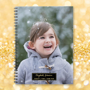 Create Custom Personalized Photo Ruled Notebook