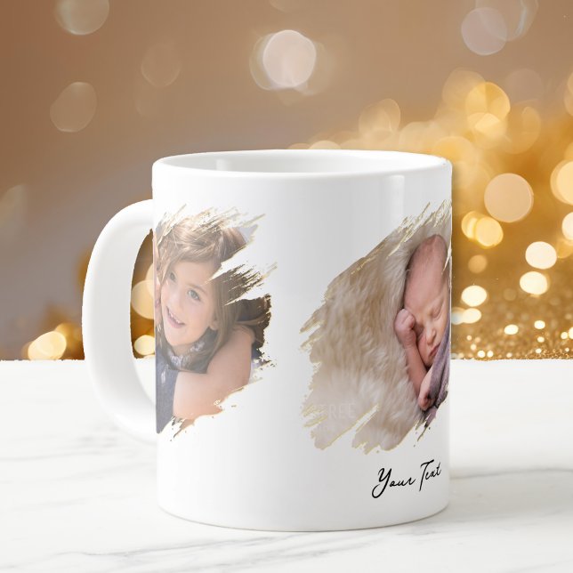 Create Custom Photo and Text Jumbo Size Tea Chilli Large Coffee Mug (Create Custom Photo and Text Jumbo Size Tea Chilli Giant Coffee Mug)