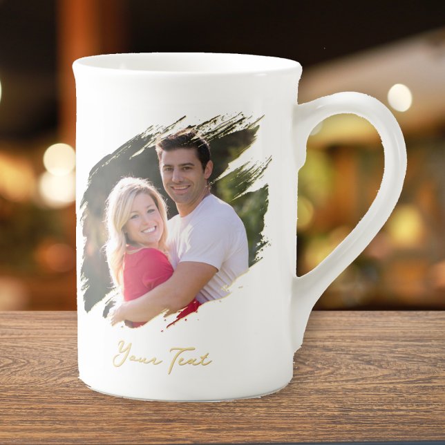 Create Custom Photo and Text Tea Coffee Soup Cider Bone China Mug (Create Custom Photo and Text Tea Coffee Soup Cider Bone China Mug)