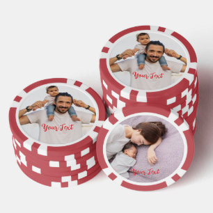 Create Custom Photo Home Tournament Game Night Poker Chips
