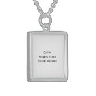 Create Custom Pure Sterling Silver Photo Necklace